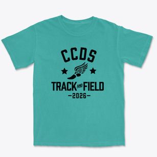 Charlotte Country Day School Track and Field Premium Heavyweight T-shirt