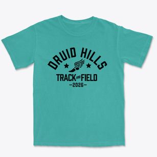 Druid Hills Elementary School Track and Field Premium Heavyweight T-shirt