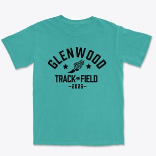 Glenwood Elementary School Track and Field Premium Heavyweight T-shirt