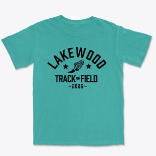 Lakewood Christian Schools Track and Field Premium Heavyweight T-shirt