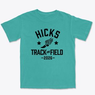 Hicks Montessori School Track and Field Premium Heavyweight T-shirt