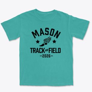 Mason High School Track and Field Premium Heavyweight T-shirt