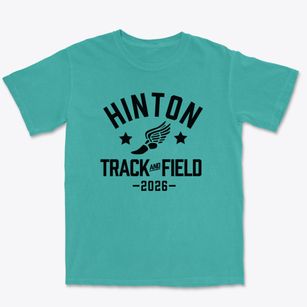Hinton High School Track and Field Premium Heavyweight T-shirt