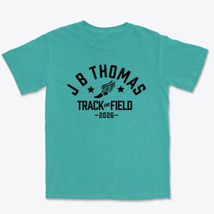 J B Thomas Middle School Track and Field Premium Heavyweight T-shirt
