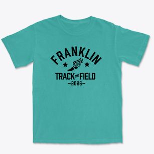 Franklin High School Track and Field Premium Heavyweight T-shirt
