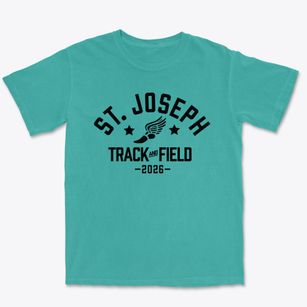 Saint Joseph Elementary School Track and Field Premium Heavyweight T-shirt