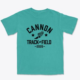 Cannon Elementary School Track and Field Premium Heavyweight T-shirt