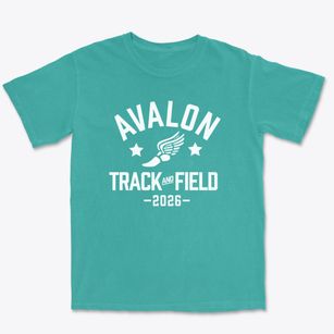 Avalon Elementary School Track and Field Premium Heavyweight T-shirt