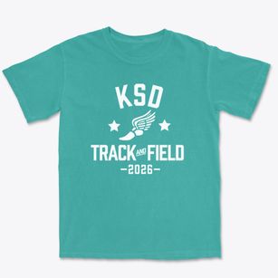Kentucky School For The Deaf Track and Field Premium Heavyweight T-shirt