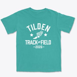 Tilden Middle School Track and Field Premium Heavyweight T-shirt