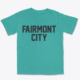 Fairmont City Illinois Classic Block Premium Heavyweight T-shirt