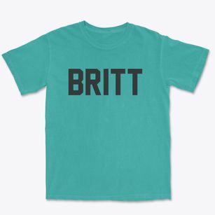 Britt Iowa Classic Block Premium Heavyweight T-shirt