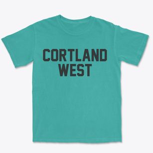 Cortland West New York Classic Block Premium Heavyweight T-shirt