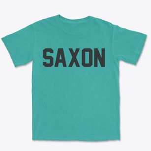 Saxon Wisconsin Classic Block Premium Heavyweight T-shirt
