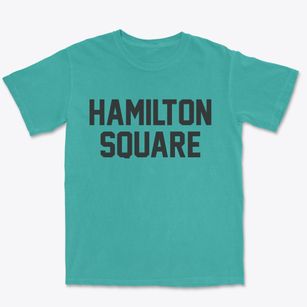 Hamilton Square New Jersey Classic Block Premium Heavyweight T-shirt