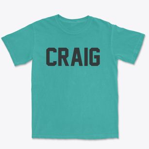 Craig Montana Classic Block Premium Heavyweight T-shirt