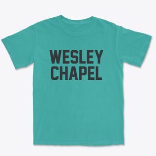 Wesley Chapel North Carolina Classic Block Premium Heavyweight T-shirt