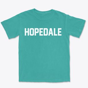 Hopedale Massachusetts Classic Block Premium Heavyweight T-shirt