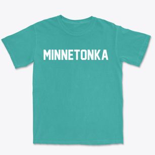 Minnetonka Minnesota Classic Block Premium Heavyweight T-shirt