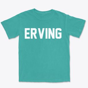 Erving Massachusetts Classic Block Premium Heavyweight T-shirt
