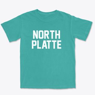 North Platte Nebraska Classic Block Premium Heavyweight T-shirt