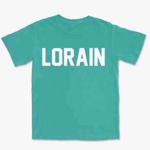 Lorain Pennsylvania Classic Block Premium Heavyweight T-shirt