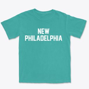 New Philadelphia Ohio Classic Block Premium Heavyweight T-shirt