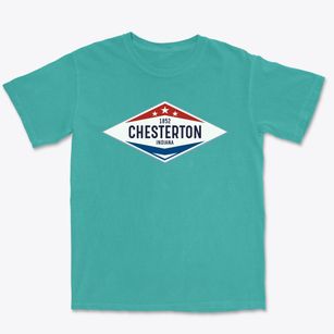 Chesterton Indiana Diamond Star Premium Heavyweight T-shirt