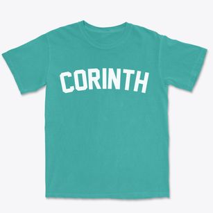Corinth Maine Classic Curve Premium Heavyweight T-shirt