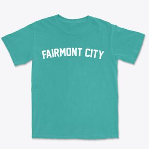 Fairmont City Illinois Classic Curve Premium Heavyweight T-shirt
