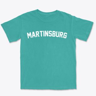 Martinsburg Nebraska Classic Curve Premium Heavyweight T-shirt