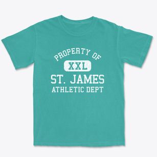 St. James Minnesota Athletic Dept Premium Heavyweight T-shirt