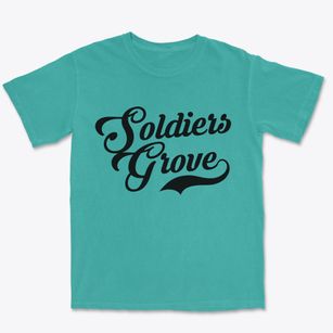 Soldiers Grove Wisconsin Vintage Team Premium Heavyweight T-shirt