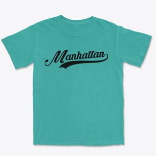 Manhattan New York Vintage Team Premium Heavyweight T-shirt