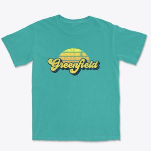 Greenfield Iowa Sublime Sunset Premium Heavyweight T-shirt