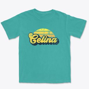 Celina Tennessee Sublime Sunset Premium Heavyweight T-shirt