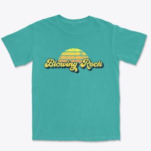 Blowing Rock North Carolina Sublime Sunset Premium Heavyweight T-shirt