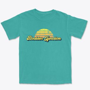 Boulder Junction Wisconsin Sublime Sunset Premium Heavyweight T-shirt