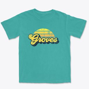 Groves Texas Sublime Sunset Premium Heavyweight T-shirt
