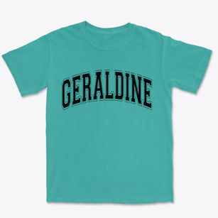 Geraldine Montana Varsity Premium Heavyweight T-shirt
