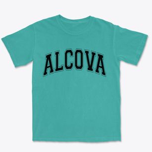 Alcova Wyoming Varsity Premium Heavyweight T-shirt