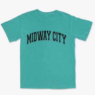 Midway City California Varsity Premium Heavyweight T-shirt