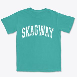 Skagway Alaska Varsity Premium Heavyweight T-shirt