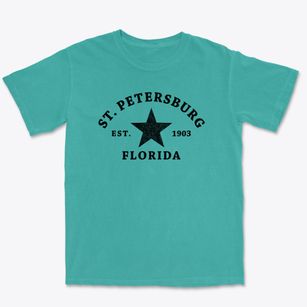 St. Petersburg Florida Star Premium Heavyweight T-shirt