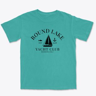 Round Lake Illinois Yacht Club Premium Heavyweight T-shirt