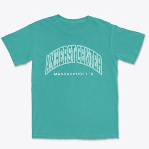 Amherst Center Massachusetts Inline Premium Heavyweight T-shirt