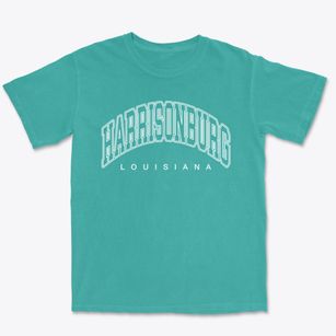 Harrisonburg Louisiana Inline Premium Heavyweight T-shirt