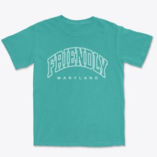 Friendly Maryland Inline Premium Heavyweight T-shirt
