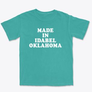 Idabel Oklahoma Classic 70s Premium Heavyweight T-shirt