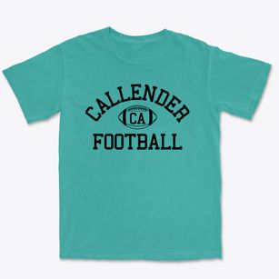 Callender California Football Premium Heavyweight T-shirt
